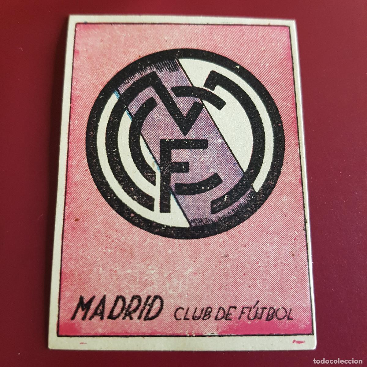 Cartes &agrave; collectionner de Football: CISNE - ALBUM FUTBOLISTICO 1942 42 - R MADRID - ESCUDO - NUNCA PEGADO