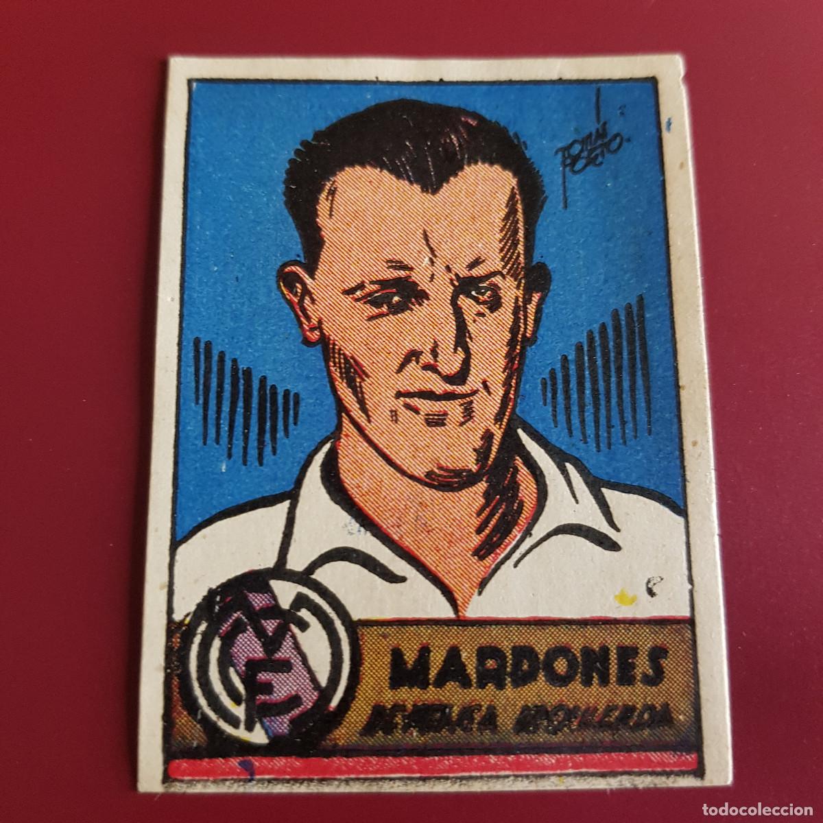 Cromos de F&uacute;tbol: CISNE - ALBUM FUTBOLISTICO 1942 42 - R MADRID - MARDONES - NUNCA PEGADO