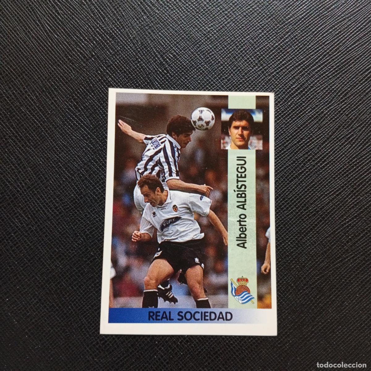 Cromos de F&uacute;tbol: 100 ALBISTEGUI REAL SOCIEDAD PANINI 1996 1997 CROMO FUTBOL LIGA 96 97 - SIN PEGAR - A190 PG6