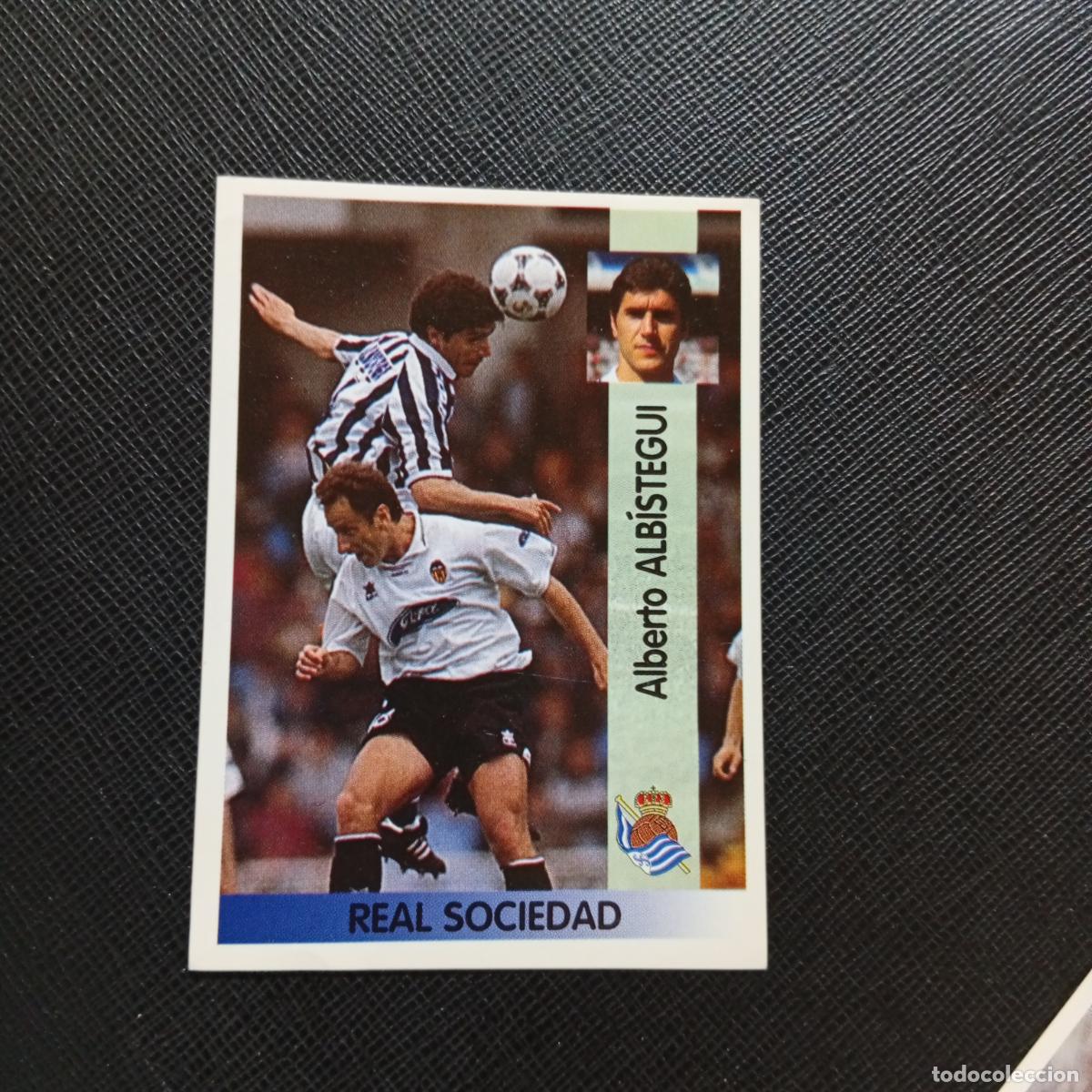 Cromos de F&uacute;tbol: 100 ALBISTEGUI REAL SOCIEDAD PANINI 1996 1997 CROMO FUTBOL LIGA 96 97 - SIN PEGAR - A190 PG6 B