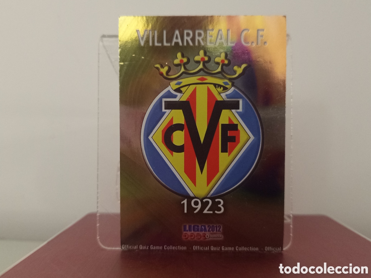 Cromos de F&uacute;tbol: ❇️ CROMO ⚽ ESCUDO VILLARREAL 82 FICHAS LIGA QUIZ 11 12 2011 2012 MUNDICROMO ❇️