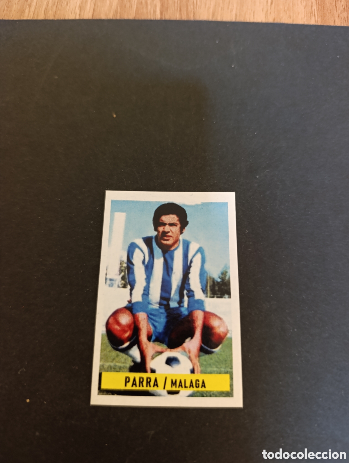 Football Stickers: Cromo Parra M&aacute;laga Liga Este 74 75, ampliaci&oacute;n de la colecci&oacute;n