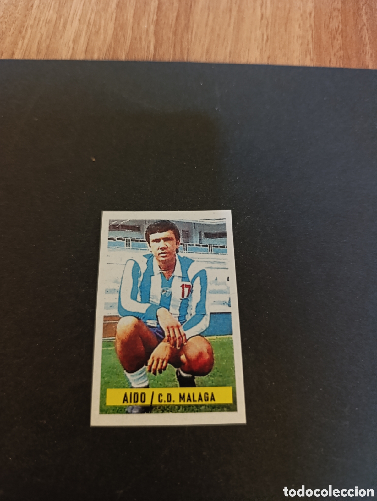 Football Stickers: Cromo Aido M&aacute;laga Liga Este 74 75, ampliaci&oacute;n de la colecci&oacute;n