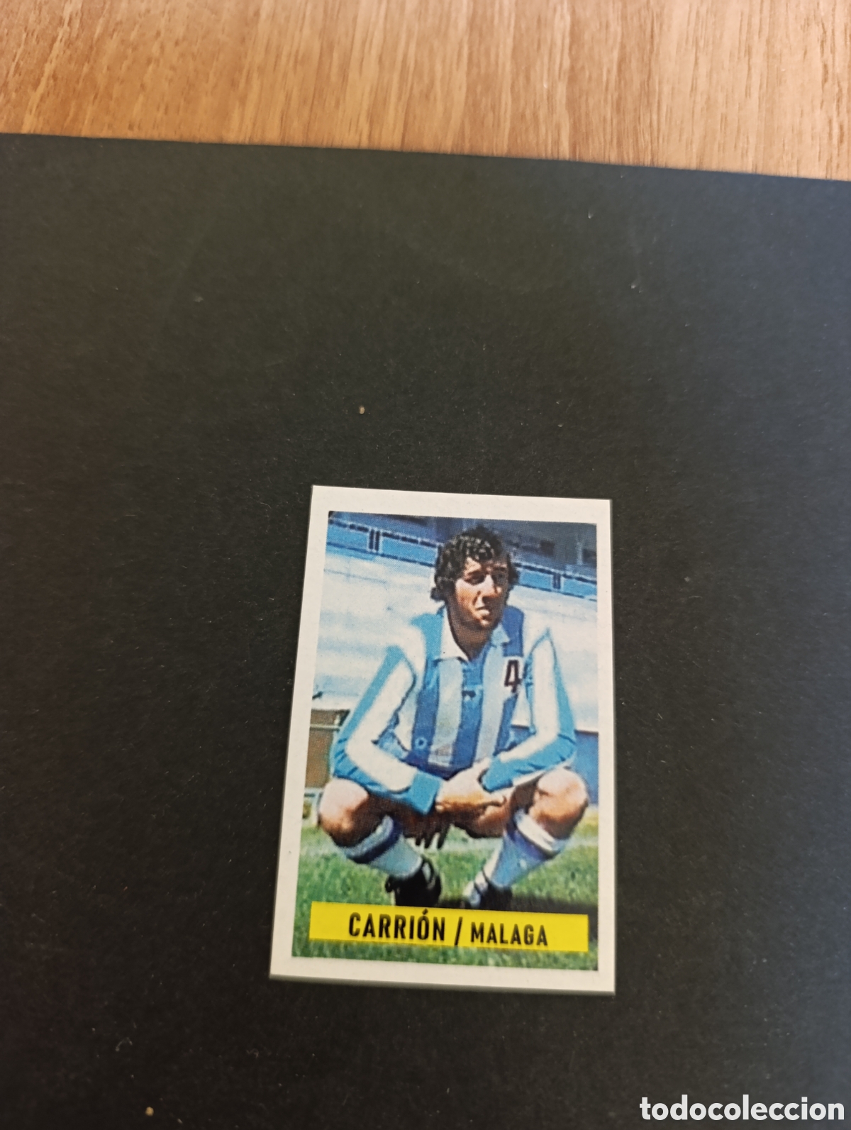 Football Stickers: Cromo Carri&oacute;n M&aacute;laga Liga Este 74 75, ampliaci&oacute;n de la colecci&oacute;n