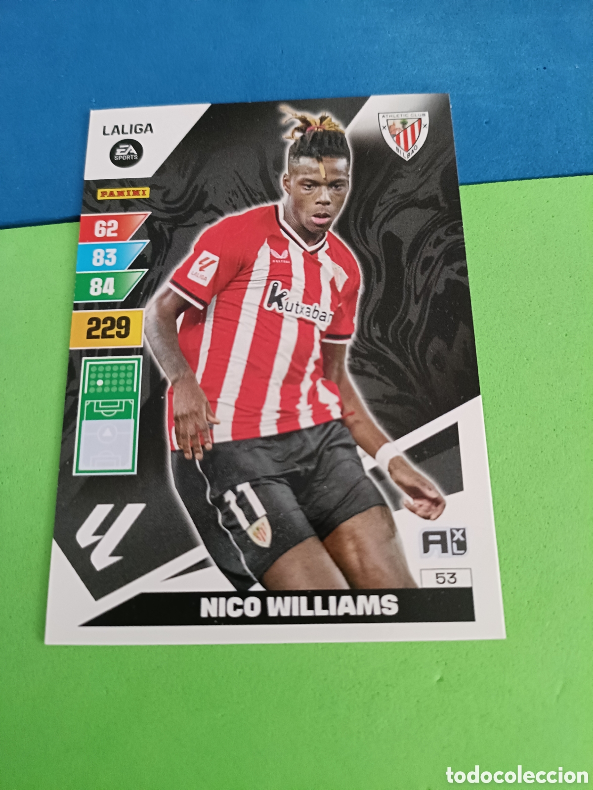 Cromos de F&uacute;tbol: ADRENALYN XL 2025 2026 25 26 Panini Liga - 53 Nico Williams Bilbao
