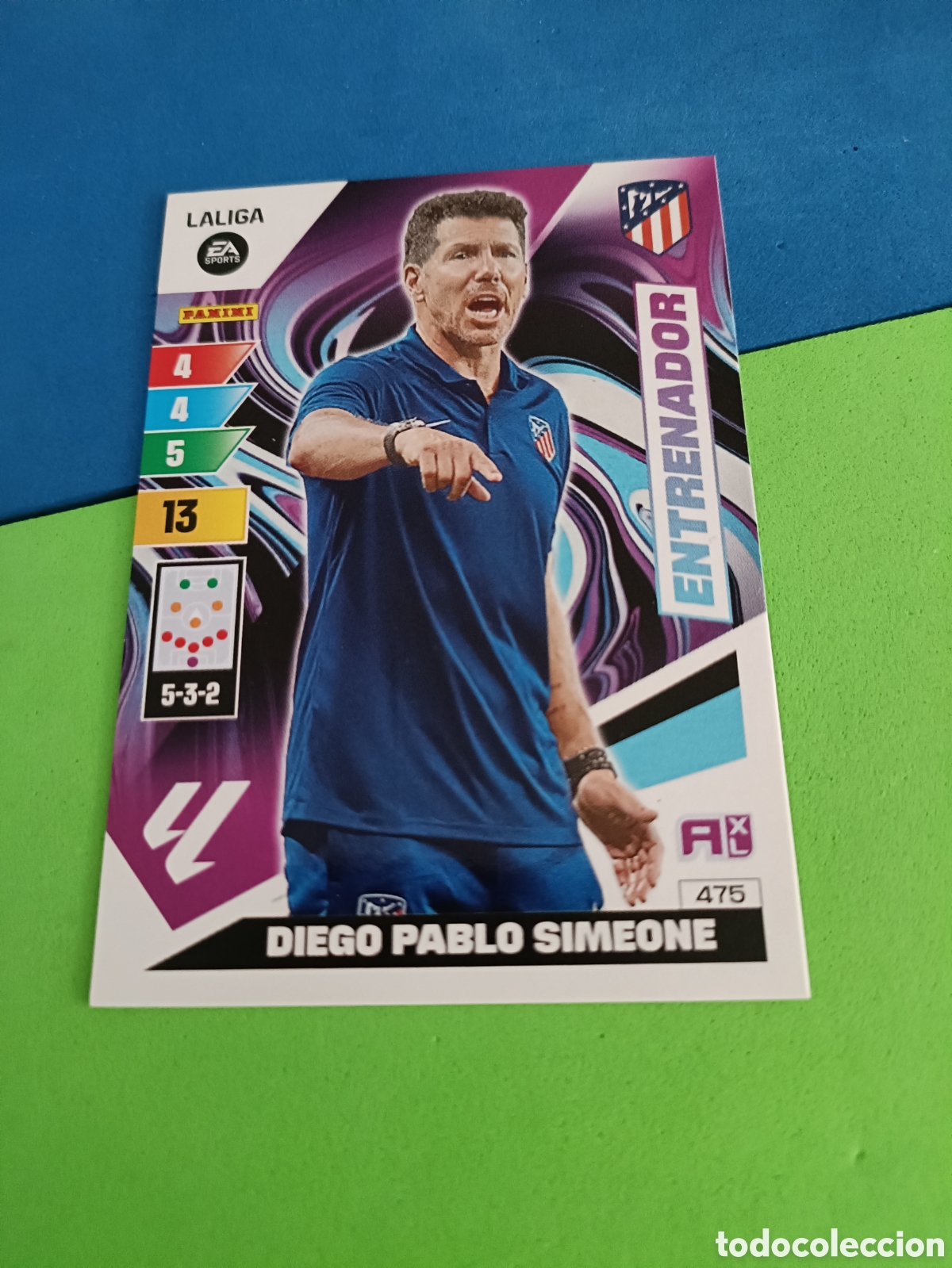 Cromos de F&uacute;tbol: ADRENALYN XL 2025 2026 25 26 Panini Liga - Entrenador 475 Simeone Atl&eacute;tico Madrid