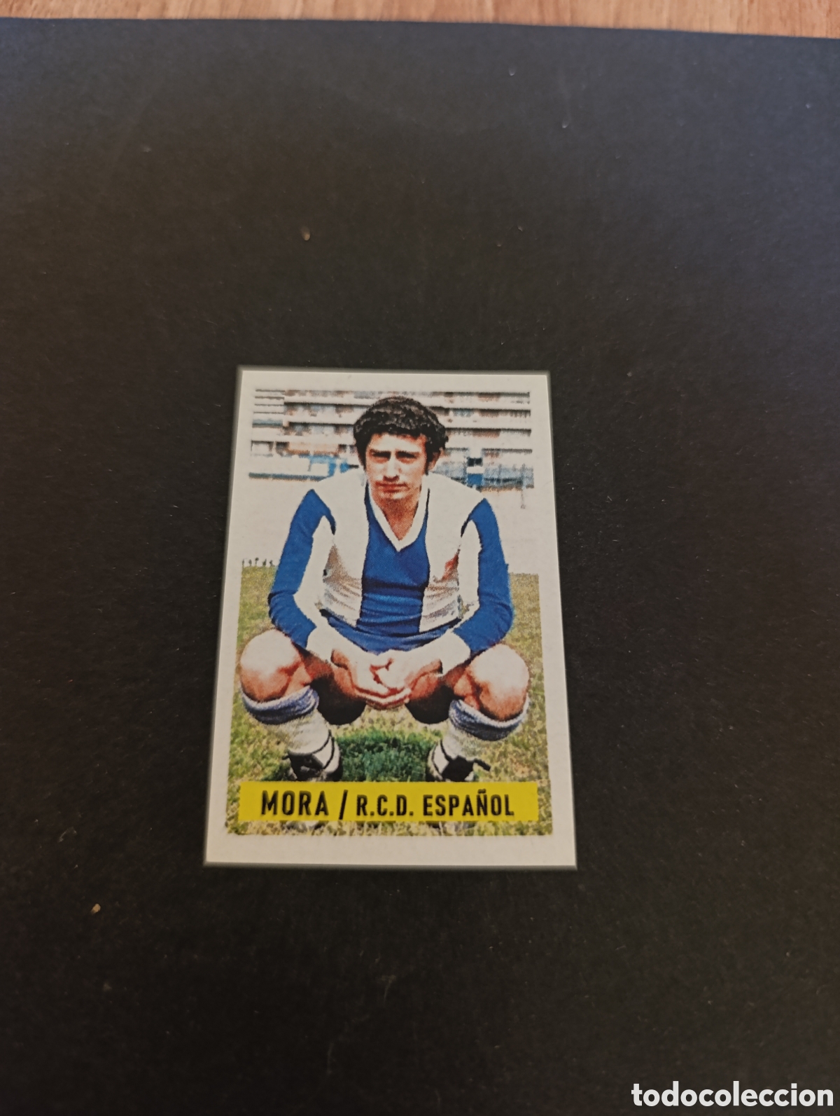 Cromos de F&uacute;tbol: Cromo Mora RCD Espa&ntilde;ol Liga Este 74 75, ampliaci&oacute;n de la colecci&oacute;n
