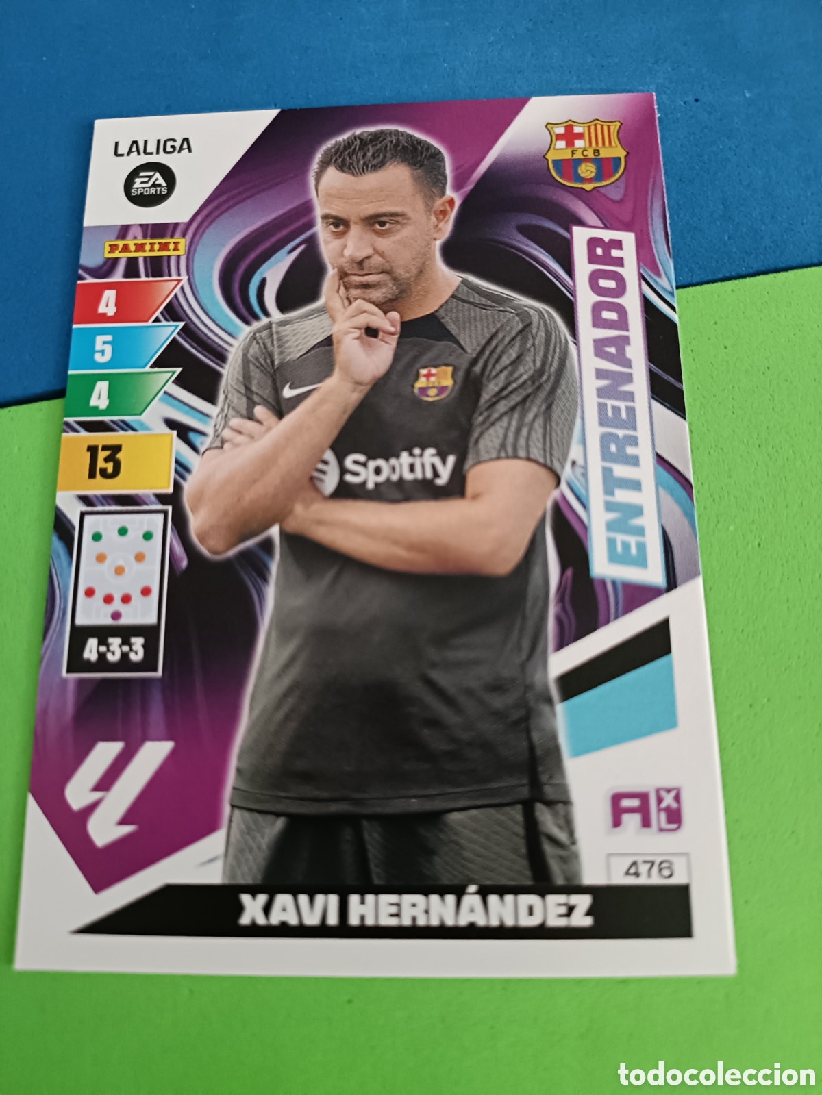 Cromos de F&uacute;tbol: ADRENALYN XL 2025 2026 25 26 Panini Liga - Entrenador 476 Xavi Hern&aacute;ndez Barcelona