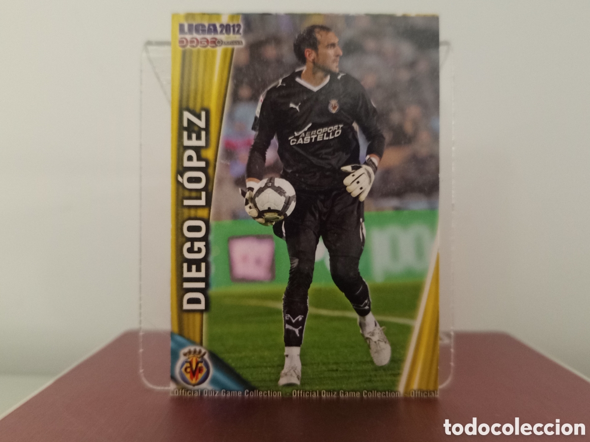 Cromos de F&uacute;tbol: ❇️ CROMO ⚽ DIEGO L&Oacute;PEZ VILLARREAL 85 FICHAS LIGA QUIZ 11 12 2011 2012 MUNDICROMO ❇️