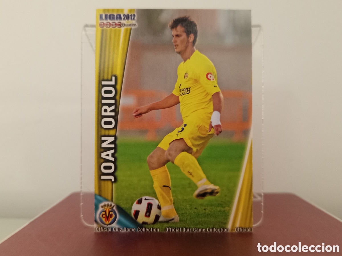 Cromos de F&uacute;tbol: ❇️ CROMO ⚽ JOAN ORIOL VILLARREAL 88 FICHAS LIGA QUIZ 11 12 2011 2012 MUNDICROMO ❇️