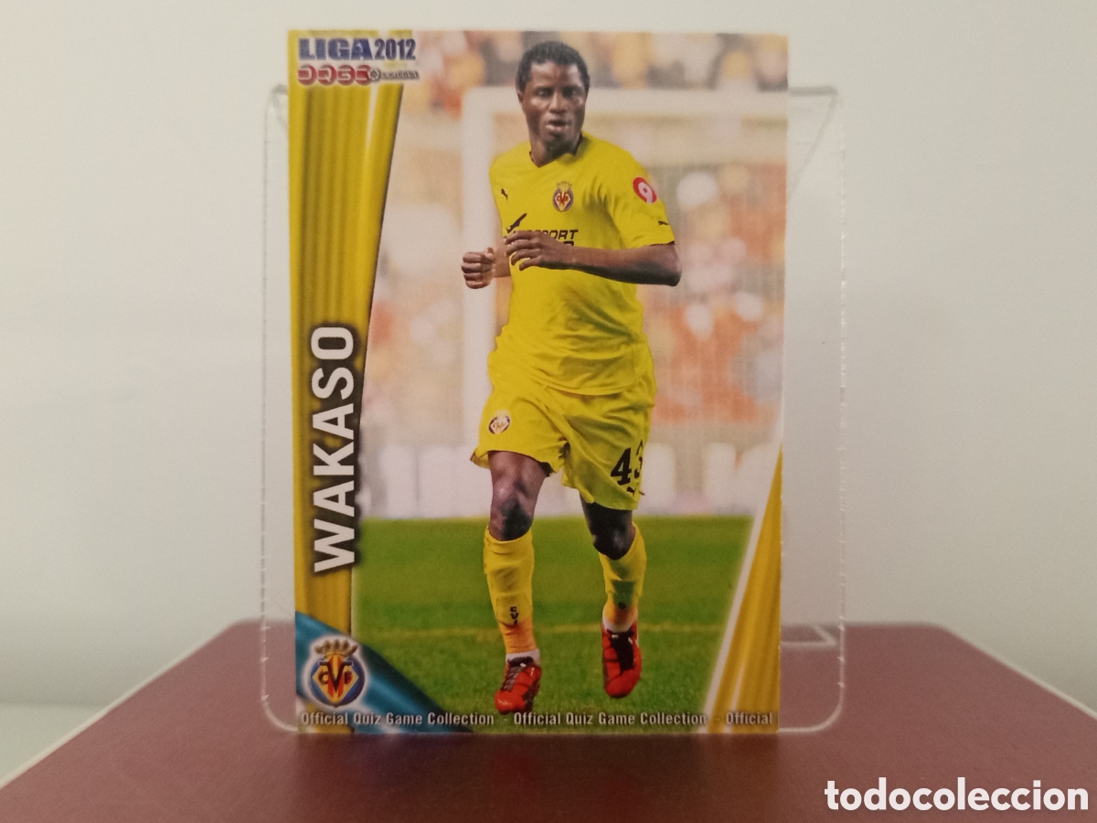 Cromos de F&uacute;tbol: ❇️ CROMO ⚽ WAKASO VILLARREAL 98 FICHAS LIGA QUIZ 11 12 2011 2012 MUNDICROMO ❇️