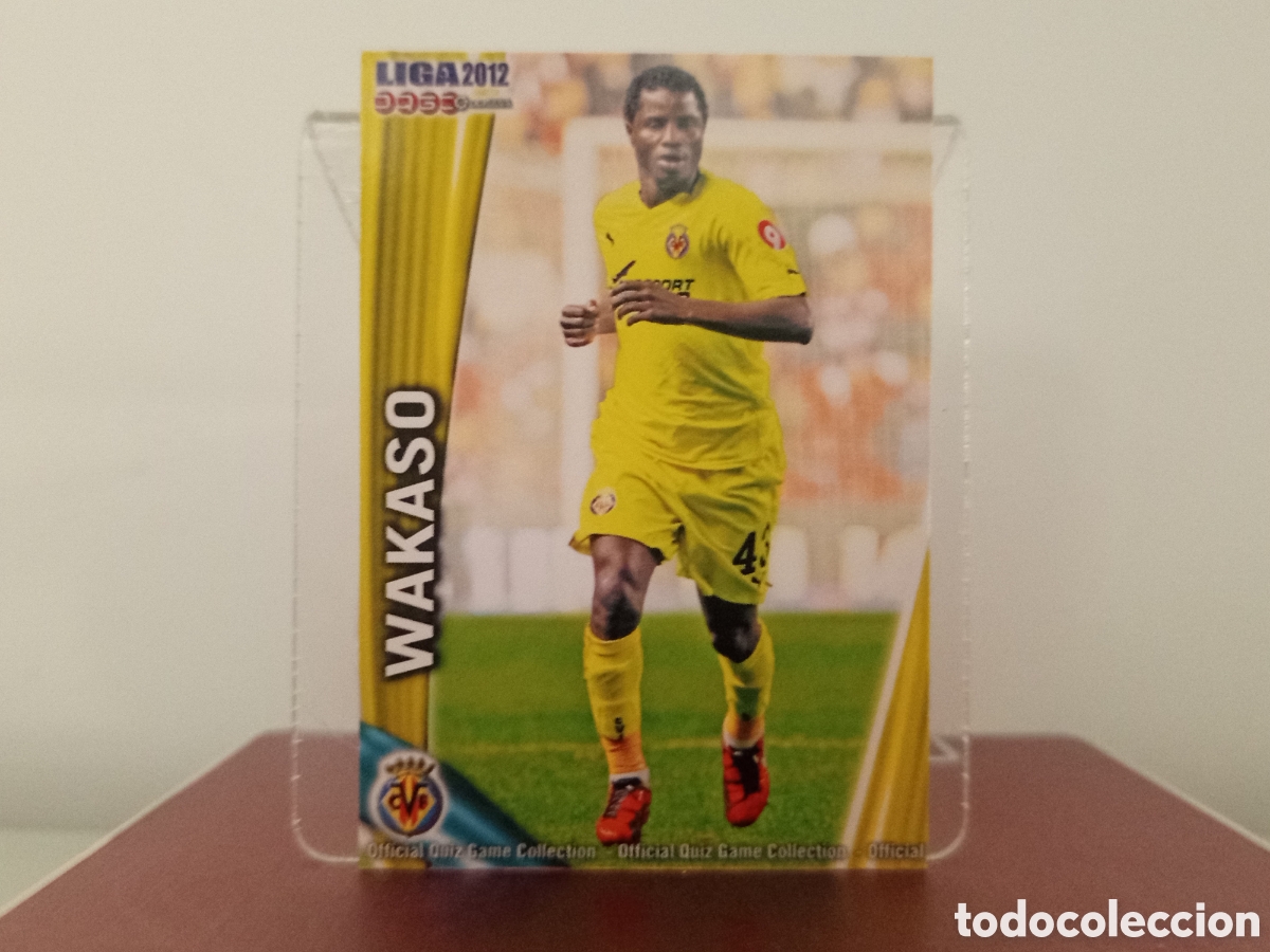 Cromos de F&uacute;tbol: ❇️ CROMO ⚽ WAKASO VILLARREAL 98 FICHAS LIGA QUIZ 11 12 2011 2012 MUNDICROMO ❇️