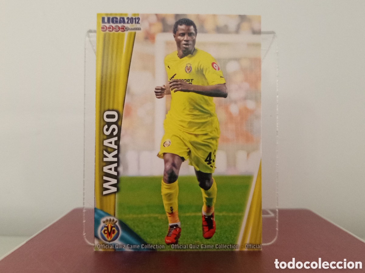 Cromos de F&uacute;tbol: ❇️ CROMO ⚽ WAKASO VILLARREAL 98 FICHAS LIGA QUIZ 11 12 2011 2012 MUNDICROMO ❇️