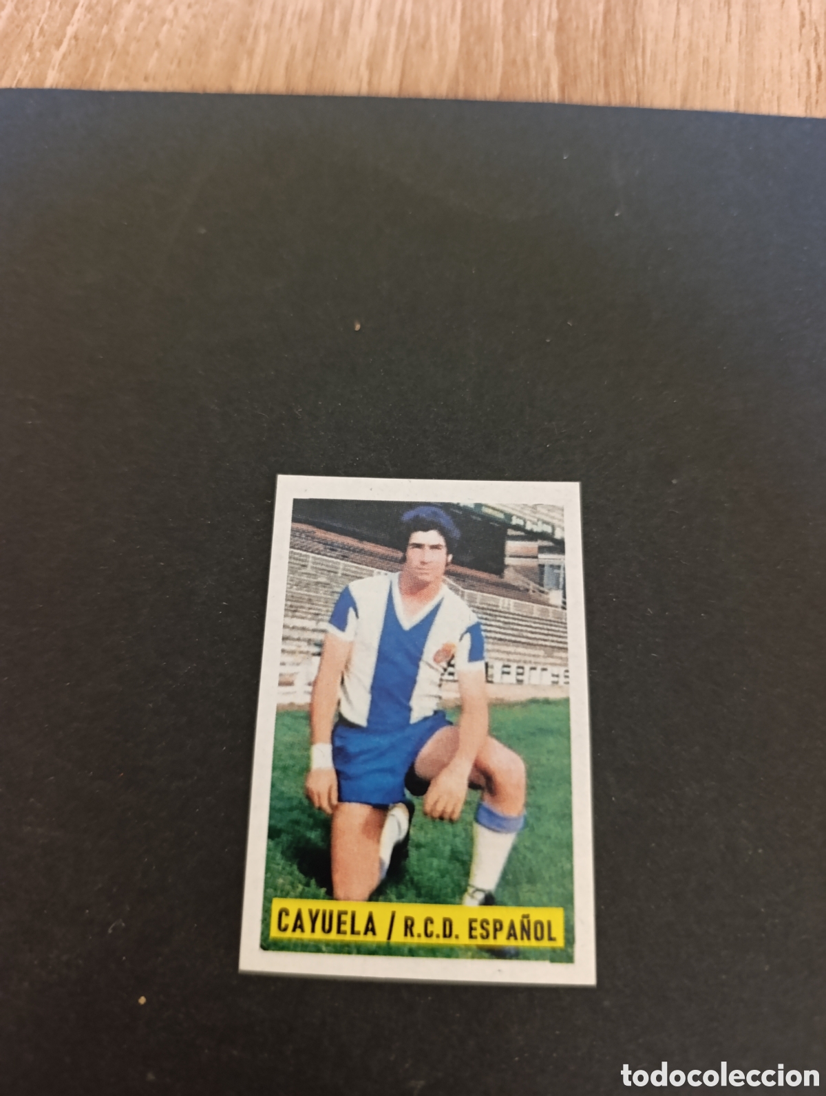 Cromos de F&uacute;tbol: Cromo Cayuela RCD Espa&ntilde;ol Liga Este 74 75, ampliaci&oacute;n de la colecci&oacute;n