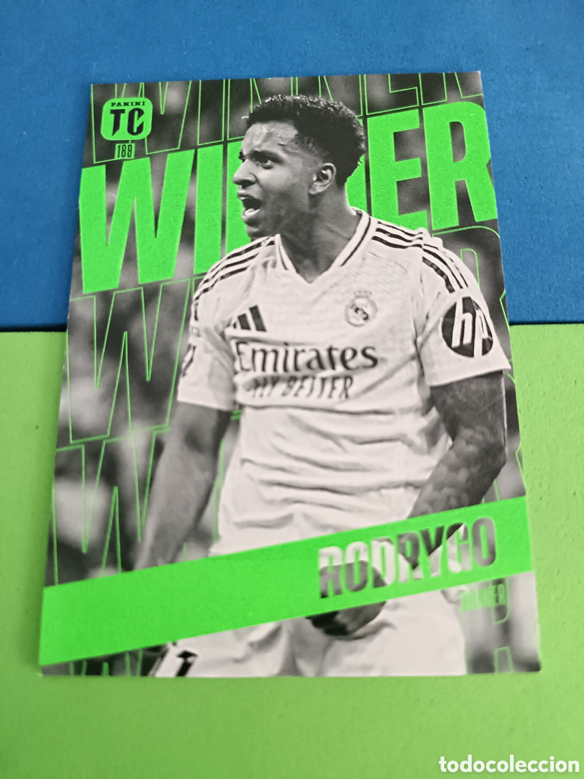 Cromos de F&uacute;tbol: Panini Adrenalyn XL Top Class 2025 - Winner 189 Rodrygo Real Madrid