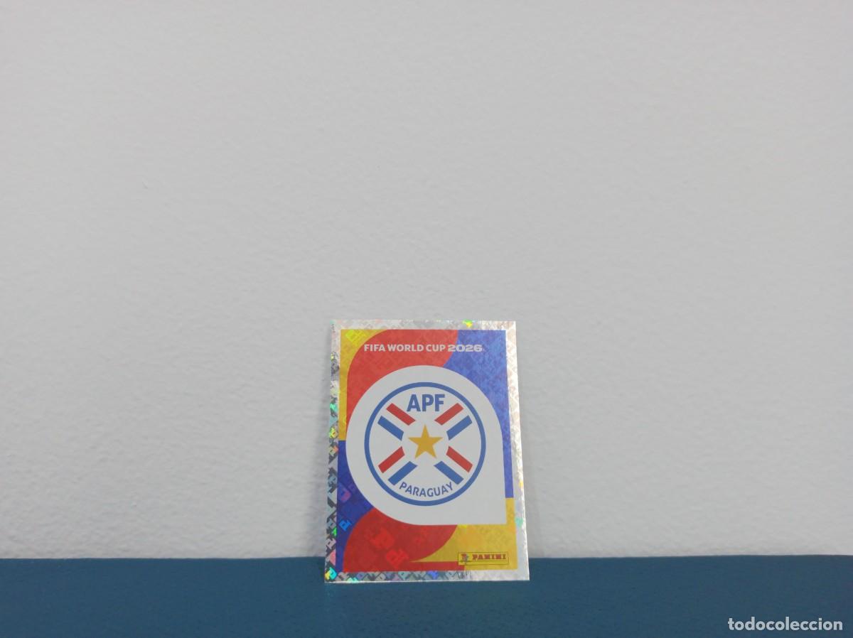 Cromos de F&uacute;tbol: 1 ESCUDO PARAGUAY FIFA WORLD CUP 26 2026 MUNDIAL 26 2026 STICKERS PANINI