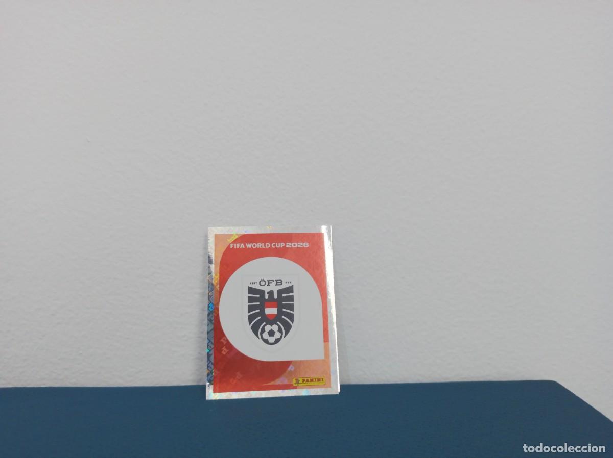 Cromos de F&uacute;tbol: 1 ESCUDO AUSTRIA FIFA WORLD CUP 26 2026 MUNDIAL 26 2026 STICKERS PANINI