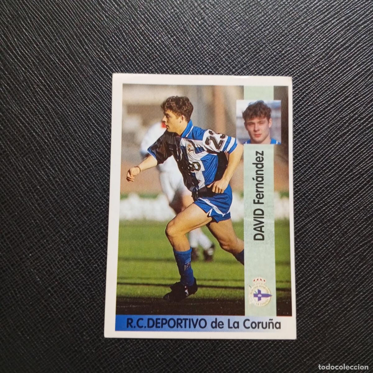 Cromos de F&uacute;tbol: 143 DAVID DEPORTIVO PANINI 1996 1997 CROMO FUTBOL LIGA 96 97 - SIN PEGAR - A190 PG17