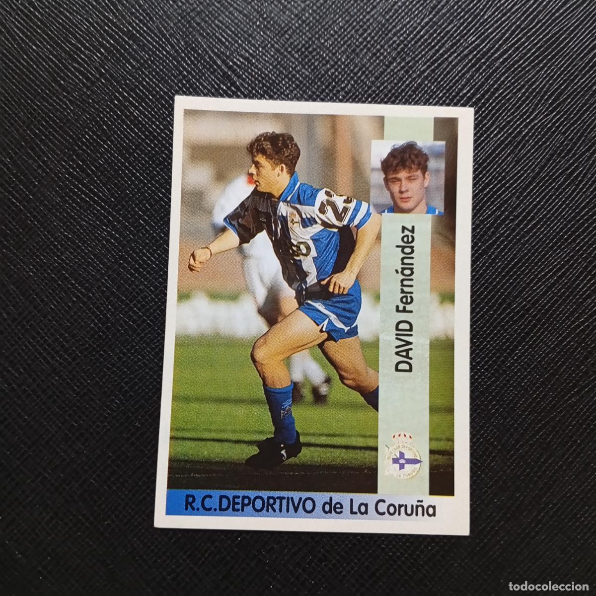 Cromos de F&uacute;tbol: 143 DAVID DEPORTIVO PANINI 1996 1997 CROMO FUTBOL LIGA 96 97 - SIN PEGAR - A190 PG18 B