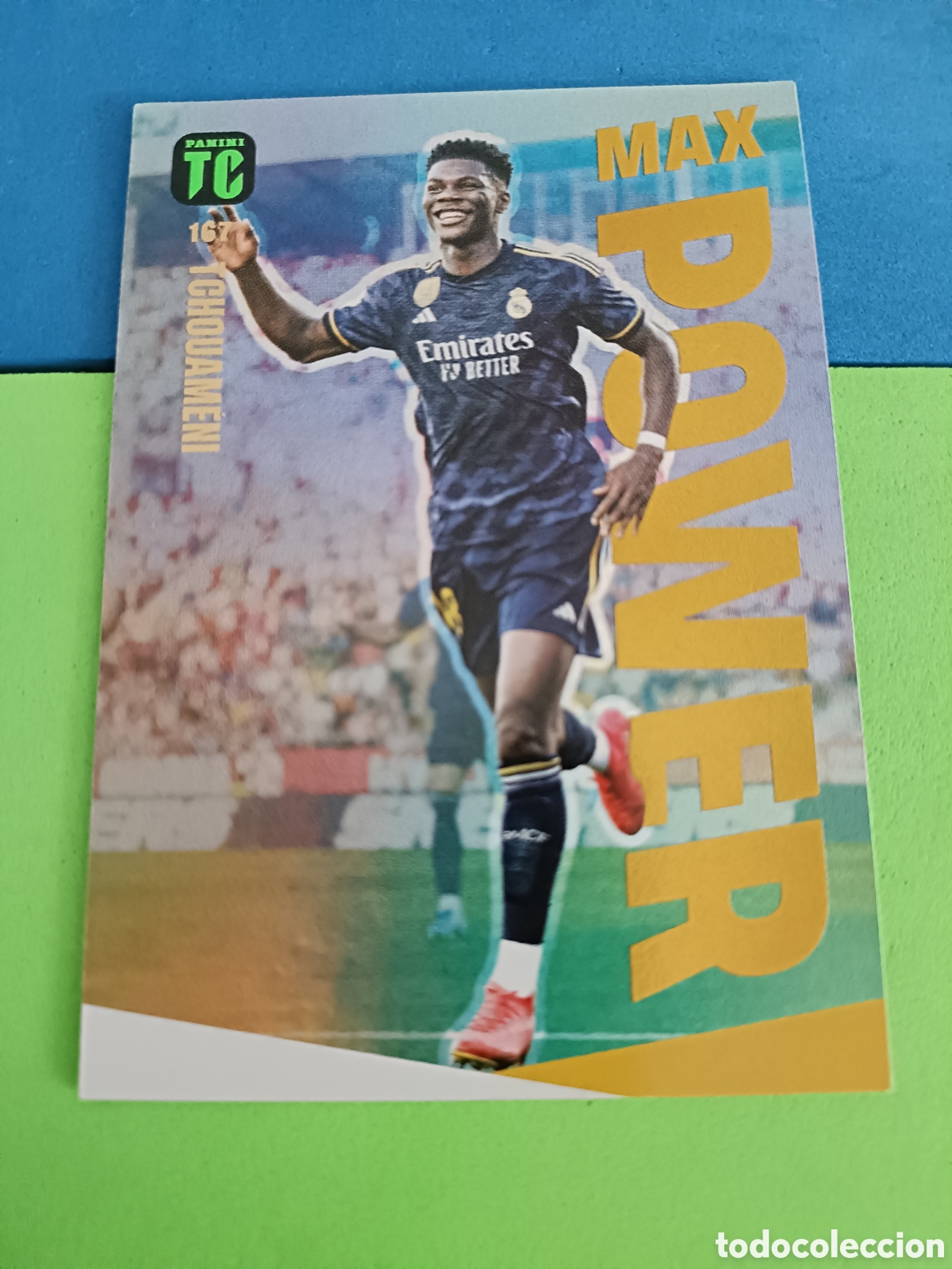Cromos de F&uacute;tbol: Panini Adrenalyn XL Top Class 2024 - Max Power 167 Tchouameni Real Madrid