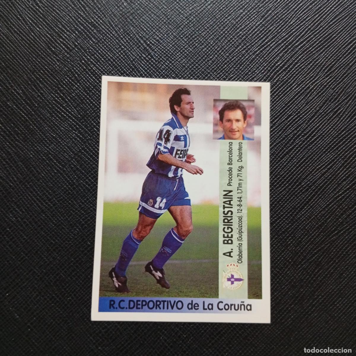 Cromos de F&uacute;tbol: 142A 142 BEGIRISTAIN DEPORTIVO PANINI 1996 1997 CROMO FUTBOL LIGA 96 97 - SIN PEGAR - A190 PG18