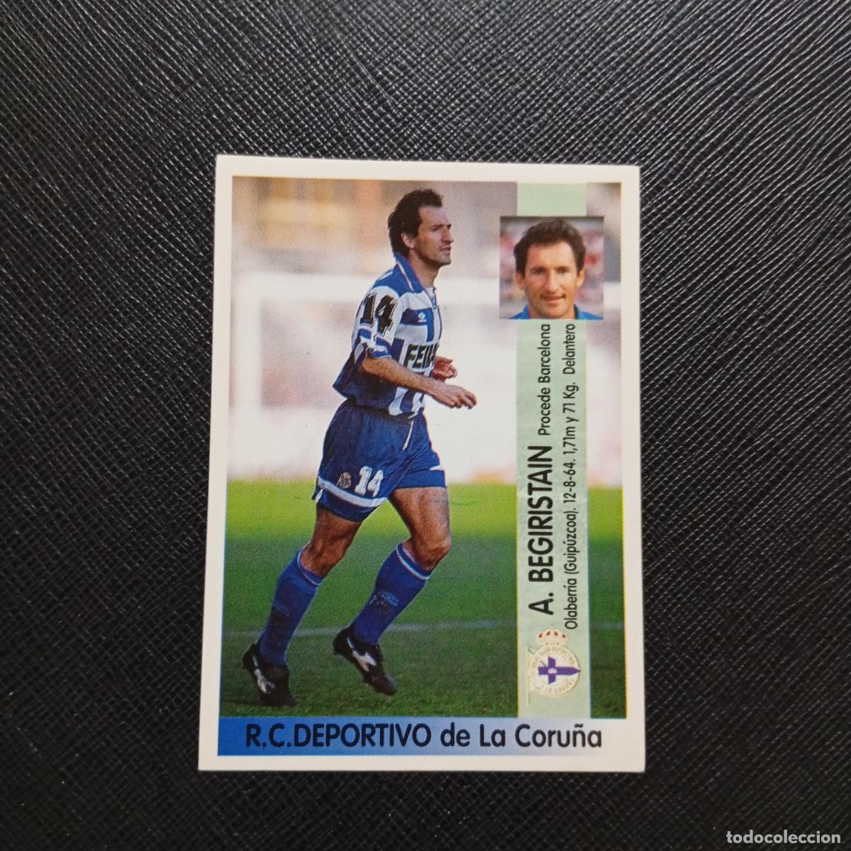 Cromos de F&uacute;tbol: 142A 142 BEGIRISTAIN DEPORTIVO PANINI 1996 1997 CROMO FUTBOL LIGA 96 97 - SIN PEGAR - A190 PG18 B