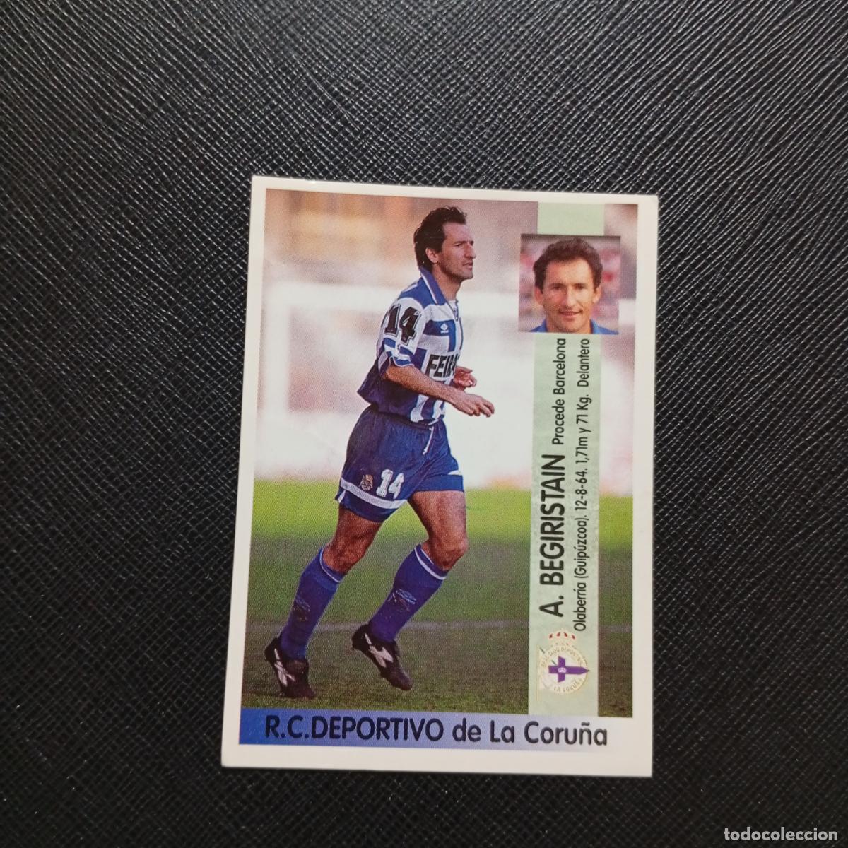 Cromos de F&uacute;tbol: 142A 142 BEGIRISTAIN DEPORTIVO PANINI 1996 1997 CROMO FUTBOL LIGA 96 97 - SIN PEGAR - A190 PG19