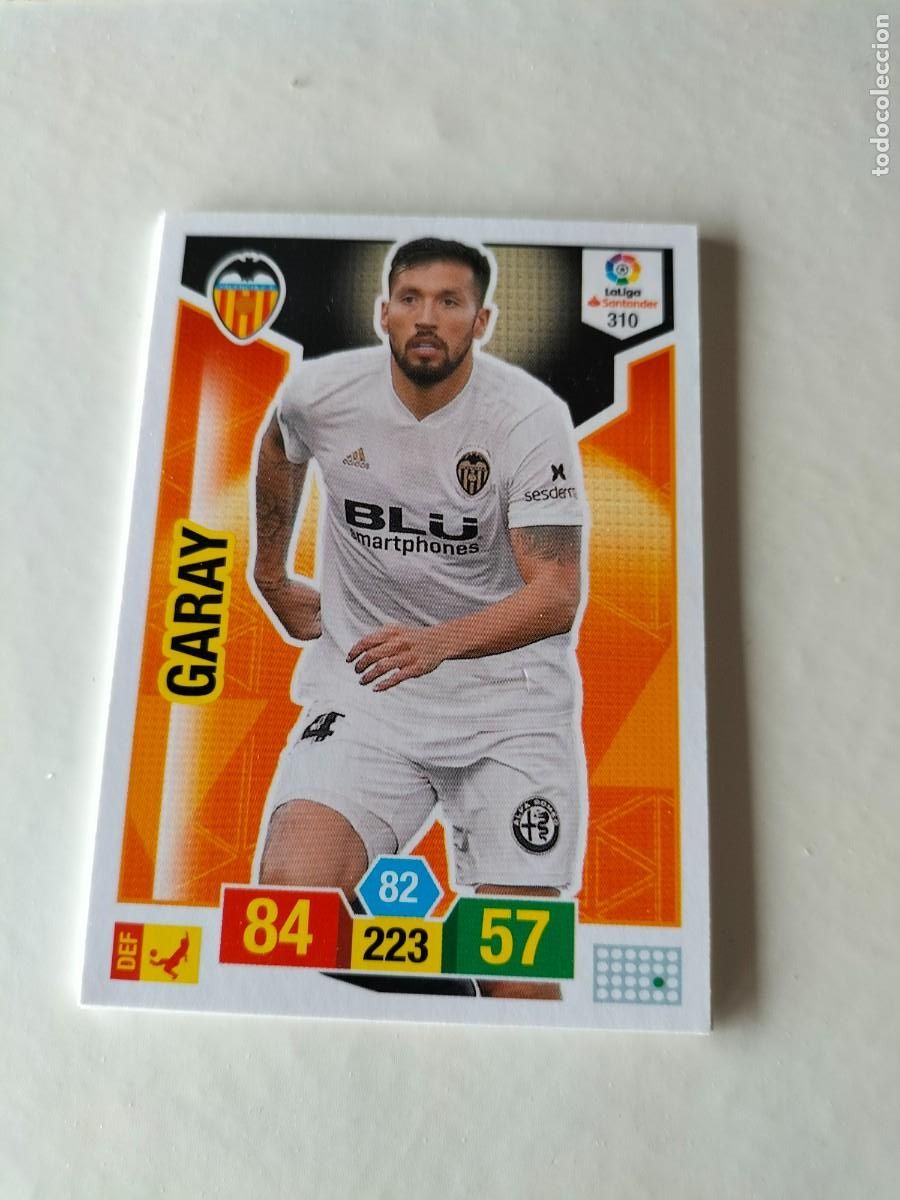Cartes &agrave; collectionner de Football: 1 CROMO FICHA PANINI ADRENALYN TEMPORADA 18-19 2018-2019 VALENCIA C.F - GARAY 310