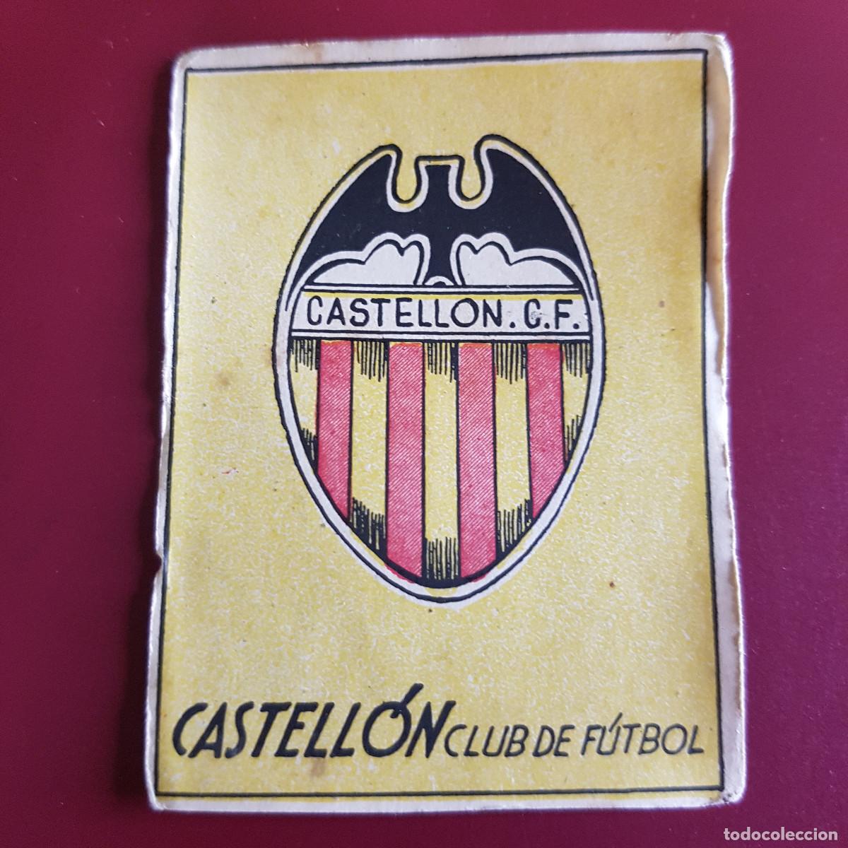 Cromos de F&uacute;tbol: CISNE - ALBUM FUTBOLISTICO 1942 42 - CASTELLON - ESCUDO - NUNCA PEGADO
