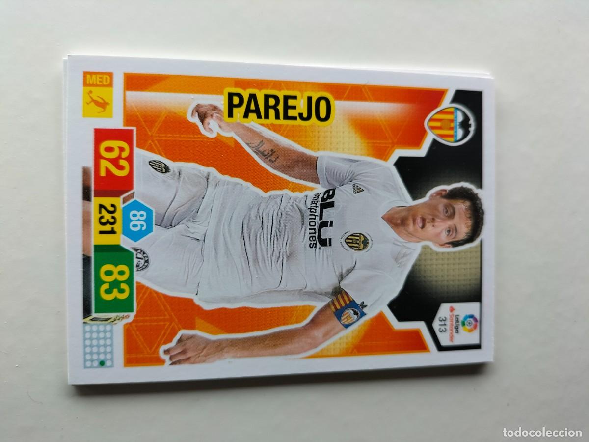 Cromos de F&uacute;tbol: 1 CROMO FICHA PANINI ADRENALYN TEMPORADA 18-19 2018-2019 VALENCIA C.F - PAREJO 313