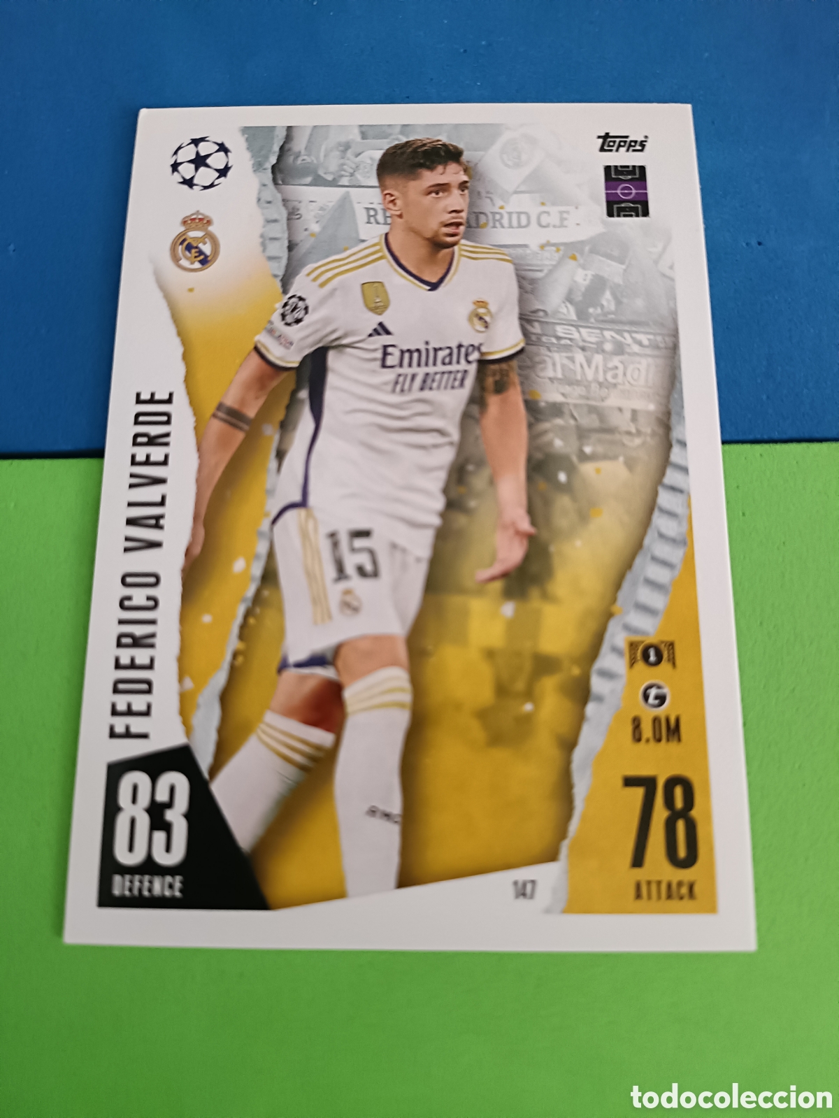 Cromos de F&uacute;tbol: Topps Match Attax Champions 2023 2024 23 24 - 147 Fede Valverde Real Madrid