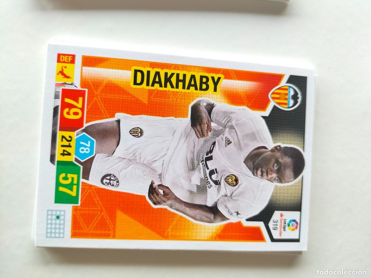 Cromos de F&uacute;tbol: 1 CROMO FICHA PANINI ADRENALYN TEMPORADA 18-19 2018-2019 VALENCIA C.F - DIAKHABY 319
