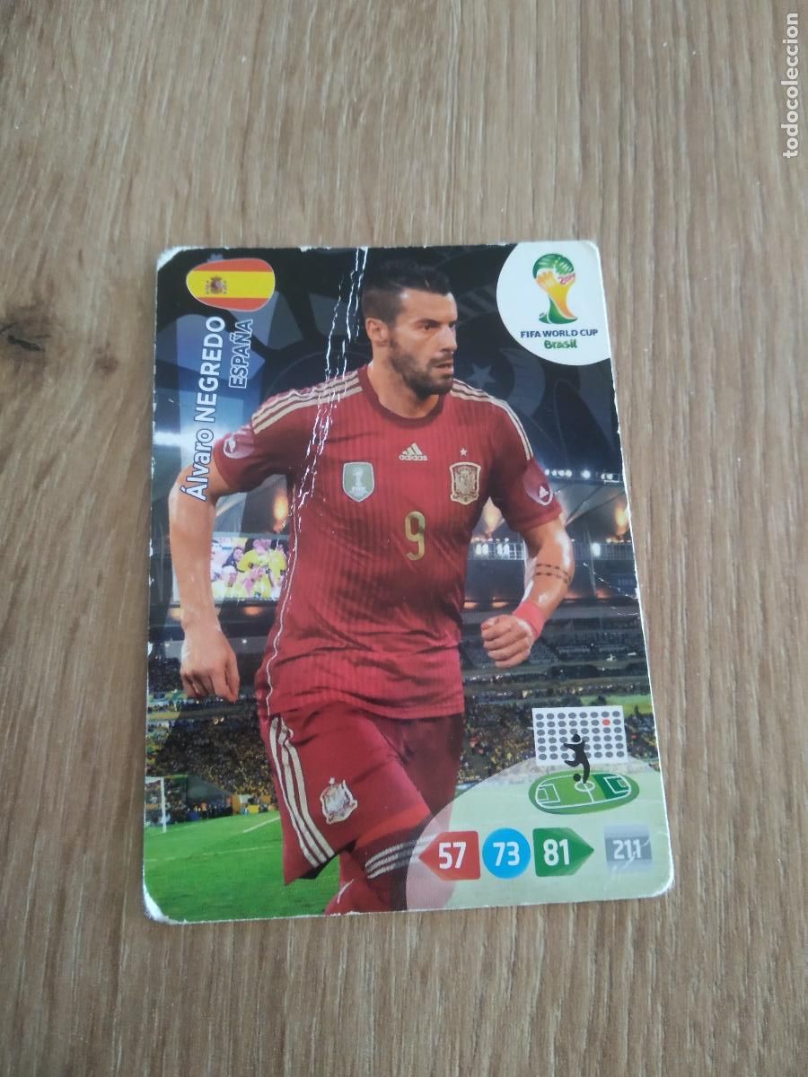 Cromos de F&uacute;tbol: NEGREDO ESPA&Ntilde;A CROMO FUTBOL PANINI ADRENALYN MUNDIAL 2014 WORLD CUP COPA DEL MUNDO