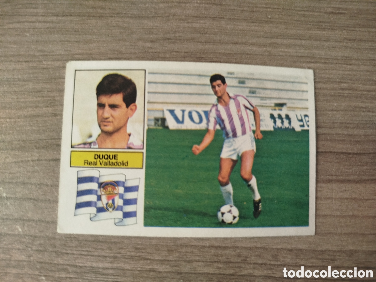 Fu&szlig;ball-Sticker: Liga este 1982/83.Valladolid.Duque (COLOCA).