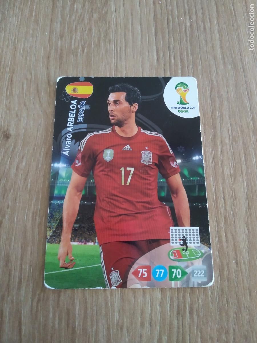 Cromos de F&uacute;tbol: ARBELOA ESPA&Ntilde;A CROMO FUTBOL PANINI ADRENALYN MUNDIAL 2014 WORLD CUP COPA DEL MUNDO