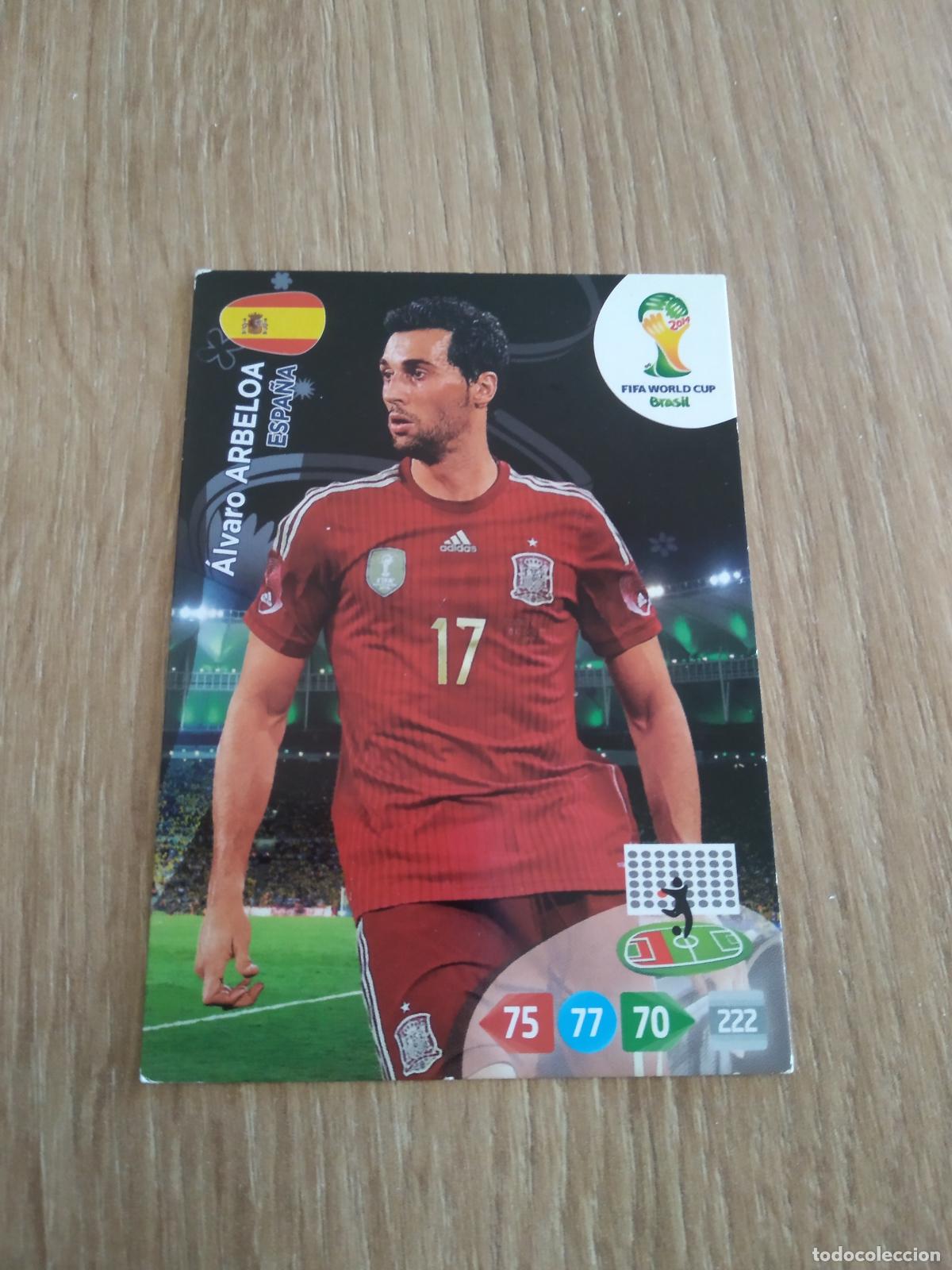 Cromos de F&uacute;tbol: ARBELOA ESPA&Ntilde;A CROMO FUTBOL PANINI ADRENALYN MUNDIAL 2014 WORLD CUP COPA DEL MUNDO