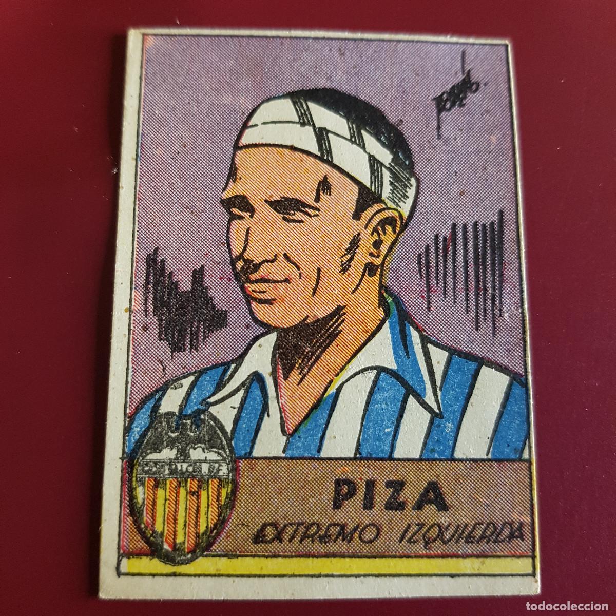 Cromos de F&uacute;tbol: CISNE - ALBUM FUTBOLISTICO 1942 42 - CASTELLON - PIZA - NUNCA PEGADO