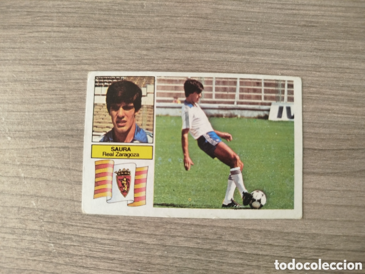 Cromos de F&uacute;tbol: Liga este 1982/83.R.Zaragoza.Saura (COLOCA).