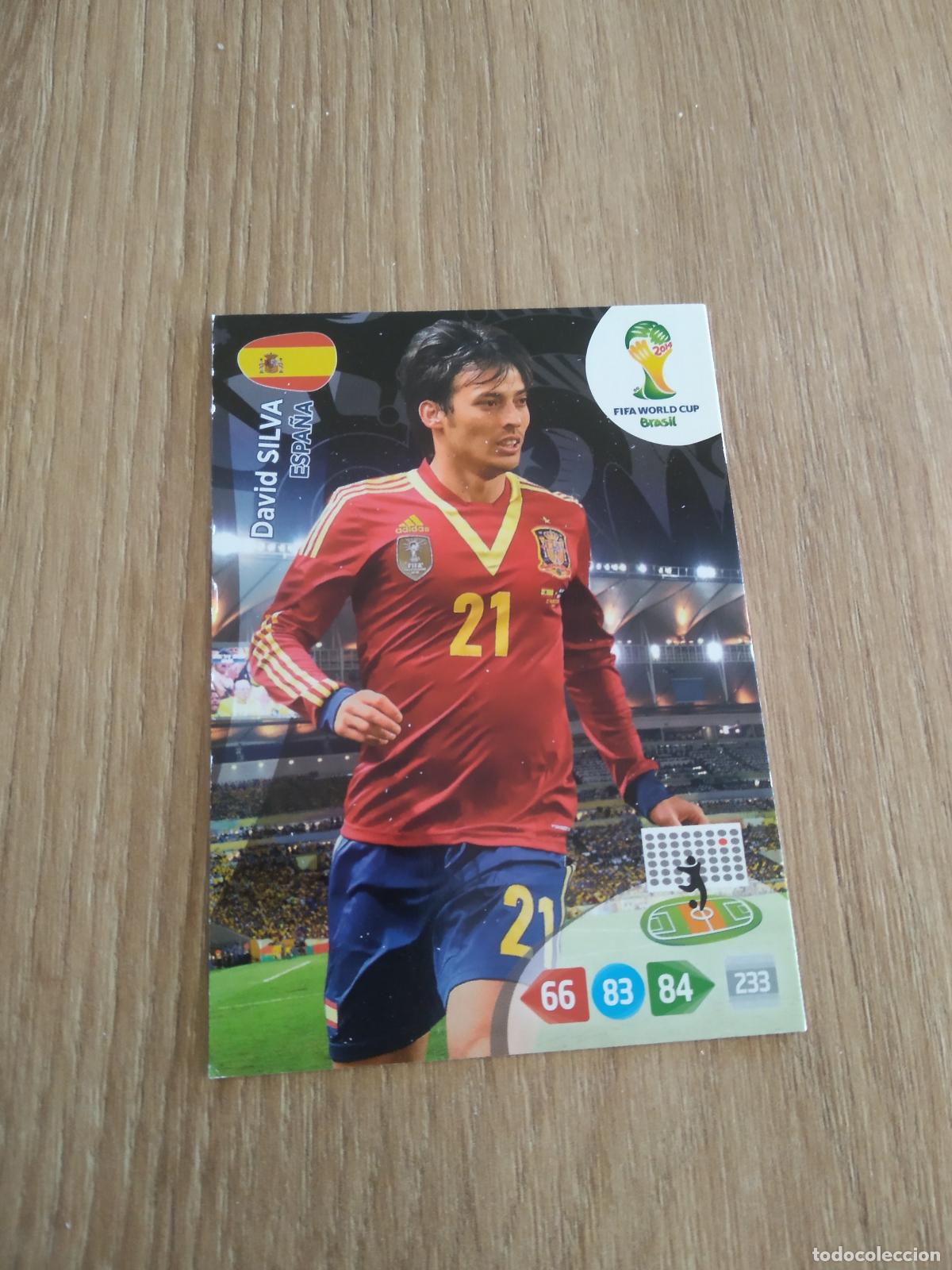 Cromos de F&uacute;tbol: SILVA ESPA&Ntilde;A CROMO FUTBOL PANINI ADRENALYN MUNDIAL 2014 WORLD CUP COPA DEL MUNDO