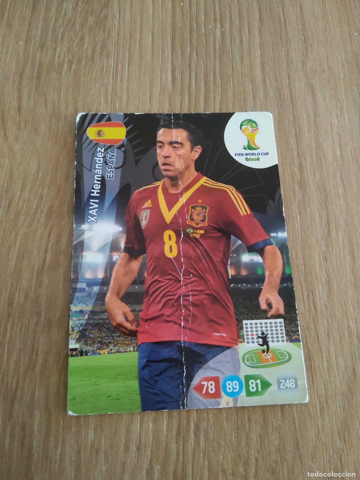 Cromos de F&uacute;tbol: XAVI ESPA&Ntilde;A CROMO FUTBOL PANINI ADRENALYN MUNDIAL 2014 WORLD CUP COPA DEL MUNDO