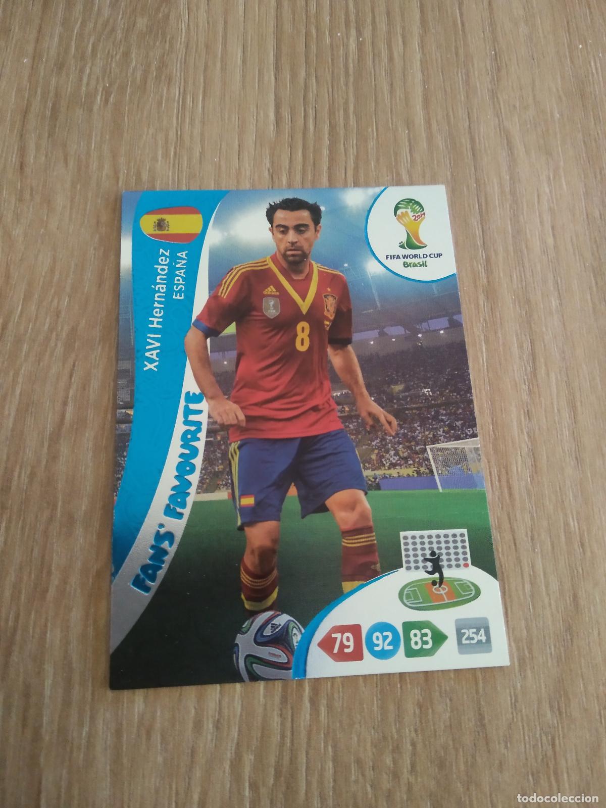 Cromos de F&uacute;tbol: XAVI ESPA&Ntilde;A CROMO FUTBOL PANINI ADRENALYN MUNDIAL 2014 WORLD CUP COPA DEL MUNDO