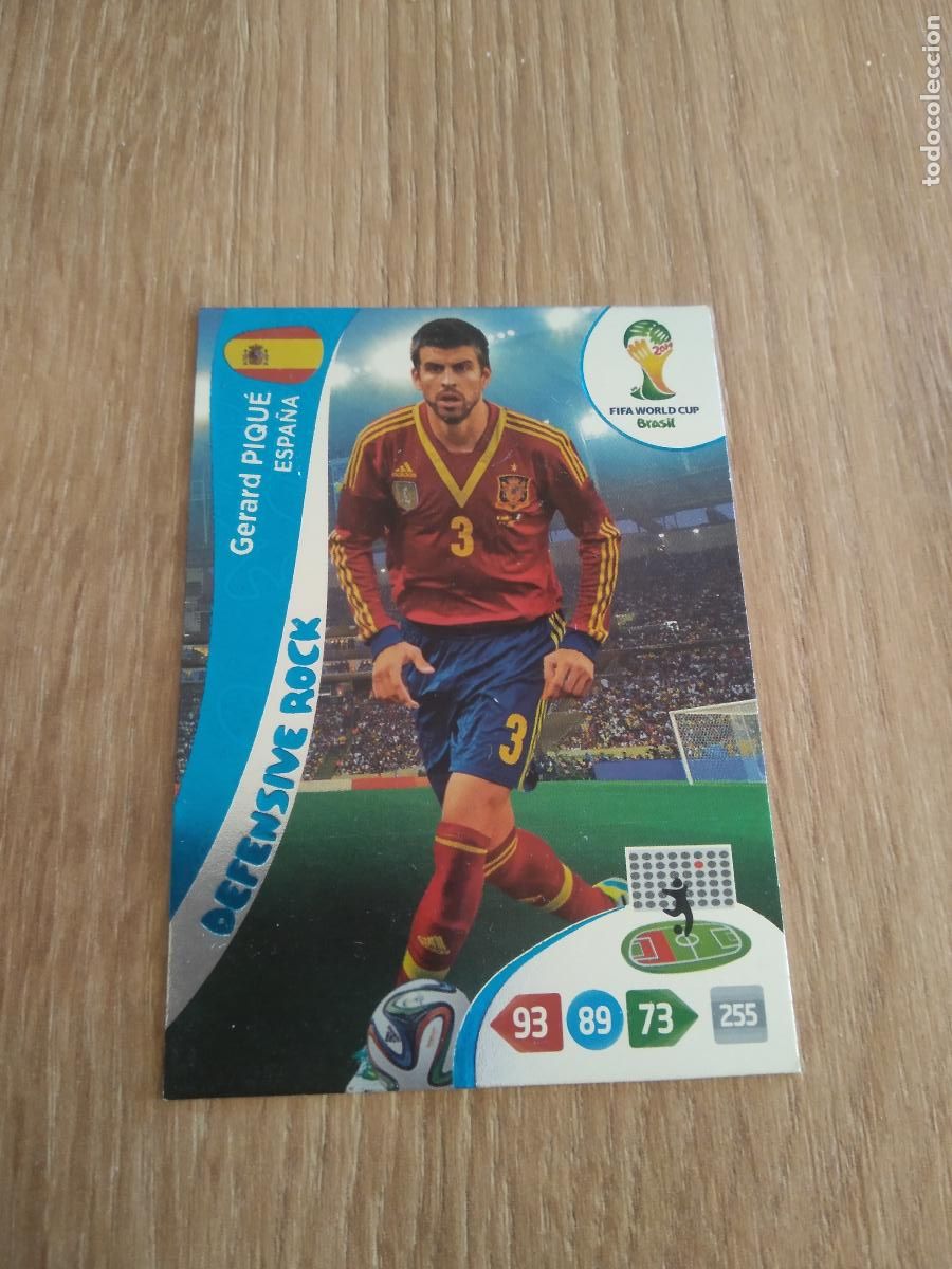Cromos de F&uacute;tbol: PIQUE ESPA&Ntilde;A CROMO FUTBOL PANINI ADRENALYN MUNDIAL 2014 WORLD CUP COPA DEL MUNDO