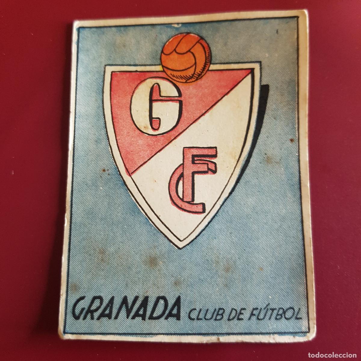 Cromos de F&uacute;tbol: CISNE - ALBUM FUTBOLISTICO 1942 42 - GRANADA - ESCUDO - NUNCA PEGADO