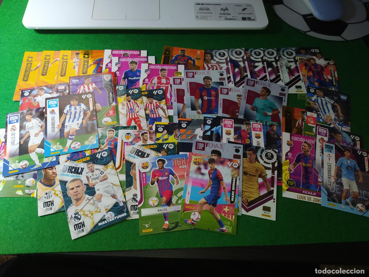 Cromos de F&uacute;tbol: LOTE DE 51 CROMOS DE EDICION LIMITADA DE MGK DIFERENTES A&Ntilde;OS