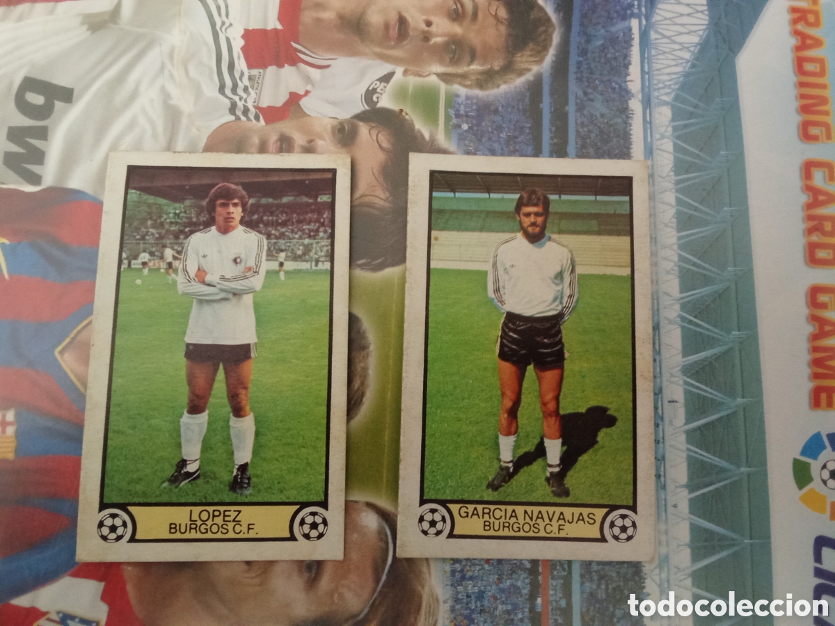 Cromos de F&uacute;tbol: GARCIA NAVAJAS BURGOS LIGA ESTE 79 80 SIN PEGAR