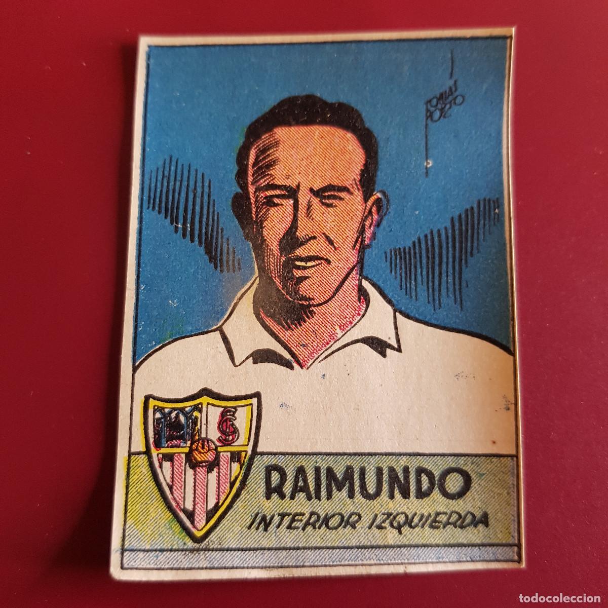 Cromos de F&uacute;tbol: CISNE - ALBUM FUTBOLISTICO 1942 42 - SEVILLA - RAIMUNDO - NUNCA PEGADO