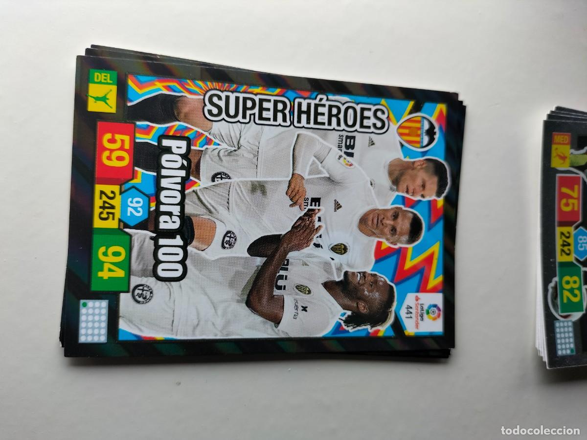 Cromos de F&uacute;tbol: 1 CROMO FICHA PANINI ADRENALYN TEMPORADA 18-19 2018-2019 VALENCIA C.F 441 GAMEIRO RODRIGO SUPER H&Eacute;RO