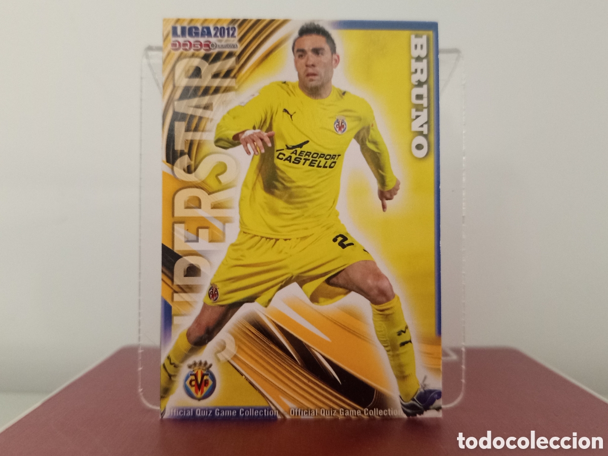 Cartes &agrave; collectionner de Football: ❇️ CROMO ⚽ BRUNO VILLARREAL SUPERSTAR FICHAS LIGA QUIZ 11 12 2011 2012 MUNDICROMO ❇️