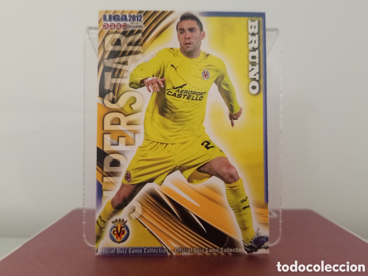 Cartes &agrave; collectionner de Football: ❇️ CROMO ⚽ BRUNO VILLARREAL SUPERSTAR FICHAS LIGA QUIZ 11 12 2011 2012 MUNDICROMO ❇️