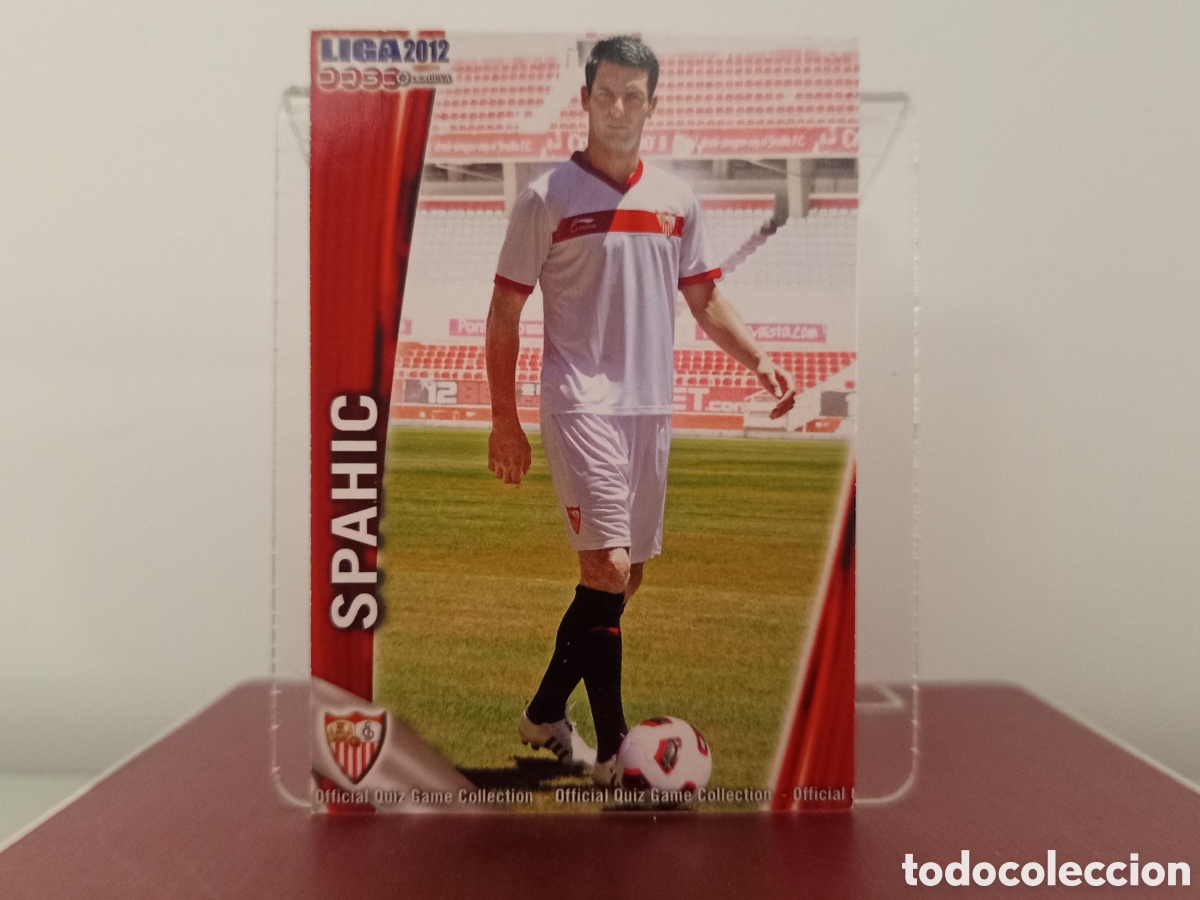 Cromos de Futebol: ❇️ CROMO ⚽ SPAHIC SEVILLA FICHAS LIGA QUIZ 11 12 2011 2012 MUNDICROMO ❇️